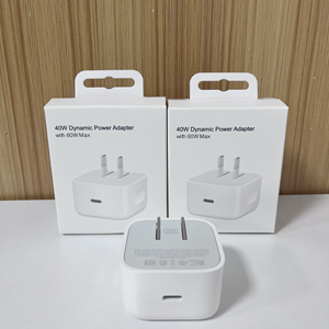 อะแดปเตอร์แปลงไฟไดนามิก 40W พร้อมกำลังไฟ 60W สำหรับที่ชาร์จ iPhone แบบ EU US UK ที่ชาร์จ iPhone 40W  ที่ชาร์จ iPhone Type-C 40W - Product Image 2