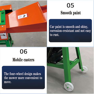 Nouvelle tondeuse à gazon à six lames à moteur pour usage agricole, haute productivité, capacité de 500 kg/h pour le bétail et les moutons - Product Image 5