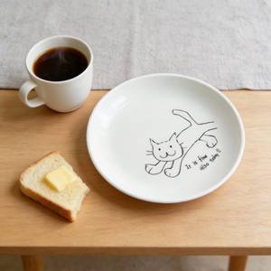 Plato de Porcelana Blanca/Plato Estándar/Plato de Porcelana Económico - HARVIT o SU MARCA, Diseño de Dibujos Animados, Regalo Empresarial - Product Image 4