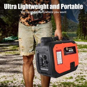 Générateur Inverter Portable à Essence 4 Temps 2000W/1800W Écologique pour Usage Domestique Silencieux 230/120/240V 50Hz Refroidi par Air Démarrage Manuel - Product Image 4