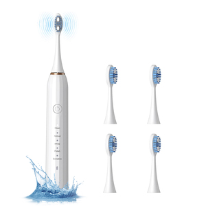 Set Irigator Oral & Sikat Gigi Elektrik Tanpa Kabel, Dapat Diisi Ulang, Tahan Air IPX7 dengan Bulu Sikat Lembut untuk Perjalanan - Product Image 6