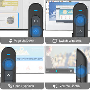 Norwii ตัวชี้เลเซอร์แบบพกพา N27พร้อมตัวเปลี่ยนสไลด์ Powerpoint แบบไร้สายโลโก้ตามสั่ง - Product Image 3