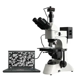 Microscope astronomique professionnel avec caméra numérique et logiciel, outil de contrôle