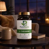 Poudre de L-Théanine 99% Pure, Acide Aminé, Extrait de Thé Vert, Matière Première, Qualité Alimentaire, Conditionnement en Bouteille