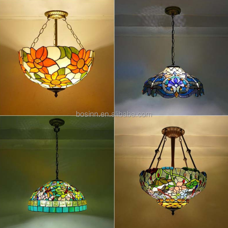 ティファニーローズブッシュ倒立ペンダントライトバー天井装飾クラブ