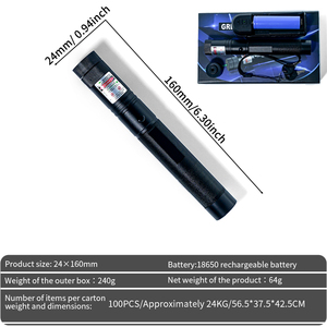 Con trỏ <span class=keywords><strong>laser</strong></span> màu xanh lá cây nhỏ gọn với khóa an toàn | Bộ sạc di động với 3 tùy chọn bộ chuyển đổi cho du lịch kinh doanh - Product Image 5