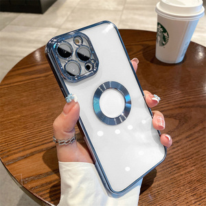 Custodia vuota magnetica antiurto in Silicone TPU trasparente per <span class=keywords><strong>iPhone</strong></span> <span class=keywords><strong>14</strong></span> con Cover trasparente per magneti per <span class=keywords><strong>iPhone</strong></span> <span class=keywords><strong>14</strong></span> Plus - Product Image 5