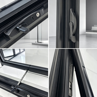 Fenêtre fixe en verre insonorisé australien à double sécurité, cadre en aluminium, vitrage multicouche, certifiée Energy Star, coupe-vent pour la maison