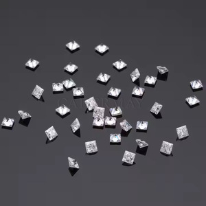 Loose Moissanite D Color Irregular Princess Cut Synthetic Gemstones For Jewelry Making S925 Sterling Silver Set With Loose - Product Image 2