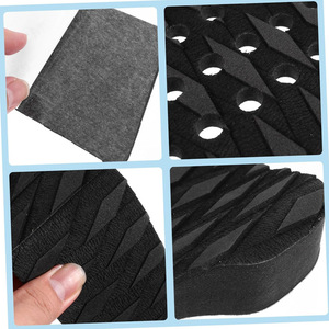 Tapis de traction pour planche de surf Autonomy en EVA noir avec motif floral, antidérapant, pour accessoires de planche de surf - Product Image 3