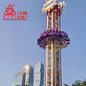 Emocionante Atracción <span class=keywords><strong>de</strong></span> Torre <span class=keywords><strong>de</strong></span> Caída Libre para Grandes Parques <span class=keywords><strong>de</strong></span> Diversiones, <span class=keywords><strong>Precio</strong></span> <span class=keywords><strong>de</strong></span> Fábrica, Equipo para Exteriores en Venta - Product Image 2