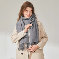 Écharpe chauffante d'hiver pour femme, nouvelle collection, chauffe-cou rayé, écologique, 100% polyester, intelligent, vente chaude