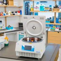 Centrífuga Médica Portátil de Sobremesa Micro 4000rpm con Certificación CE, Pantalla Táctil LCD de 3-5W, 2810xg, 60dB(A), Garantía de 3 Años