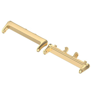 Conector de Correa para Reloj Samsung Galaxy Fit 3, 12mm 18mm 20mm, Tipo Barra de Resorte Metálica, Negro, Plateado, Dorado, Oro Rosa, Unisex - Product Image 2