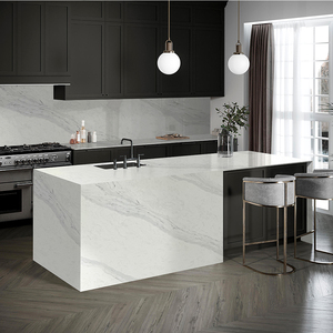 Encimeras de Piedra Artificial de Terrazo de Lujo Alasky, Lavabos de Encimera Modernos para Villa, Diseño de Modelo 3D, Resistentes al Calor - Product Image 5