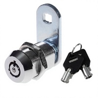 Serrure à came 34 mm en alliage de zinc haute sécurité MK100BL à clé identique pour armoire à armes, machine de jeu de hasard, machine de jeu d'arcade