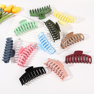 Fermaglio per <span class=keywords><strong>capelli</strong></span> antiscivolo da 11cm in plastica opaca per <span class=keywords><strong>capelli</strong></span> con chiglia - Product Image 1