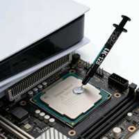 Pasta Konduktif Termal Silikon MY-128W Suhu Tinggi Terlaris CPU/GPU/PS5/Elektronik Industri Abu-abu 1g/5.0g