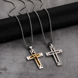 จี้รูปกางเขนสแตนเลสสั่งทำจากโรงงานจีน - Product Image 2