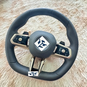 Volante de Alcantara con Led calefactable <span class=keywords><strong>M</strong></span> Sport compatible con <span class=keywords><strong>BMW</strong></span> M3 M4 M5 M6 X3 X4 X5 X6 X7 <span class=keywords><strong>X8</strong></span> G01 G12 G20 G30 G80 G82 330i M340i - Product Image 3