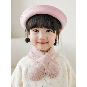 S0876/écharpe en peluche solide pour enfant en bas âge, pour fille, mode, chaleur personnelle, écharpe confortable pour bébé - Product Image 5