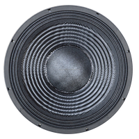 Subwoofer robuste de 18 pouces, 1800 W RMS, haute puissance, en fibre de carbone, bobine vocale de 5,5 pouces, aimant de 330 mm, pour audio professionnel 18135-012
