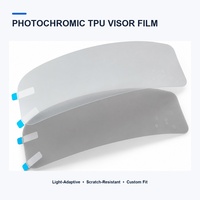 Film protecteur photochromique pour visière de casque de moto, lentille en TPU intelligente à adaptabilité lumineuse avec teinte automatique