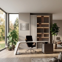 Armoire de chambre principale en bois massif avec panneau arrière à grain de marbre bicolore, armoire étroite verticale avec miroir pour coin de lit