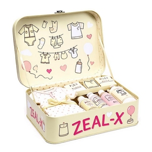 Caja de Almacenamiento de Ropa de Bebé Personalizada para Baby Shower, con Impresión Personalizada, Caja de Regalo Rígida Premium con Asa, Venta al Por Mayor - Product Image 2