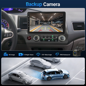 Autoradio tactile IPS Linux avec écran miroir, CarPlay <span class=keywords><strong>sans</strong></span> fil, compatible Bluetooth et FM pour Honda Civic 2006-2011 - Product Image 5