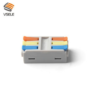 Konektor Kabel Listrik Universal Mini Ringkas LED Fast Connectors 222 3 Pin Sambungan Tekan Tuas Terminal Pengkabelan - Product Image 3