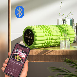 Rodillo vibrador de espuma recargable de 5 velocidades, masajeador de tejido profundo muscular para dolor de espalda, recuperación de terapia física de Yoga - Product Image 3