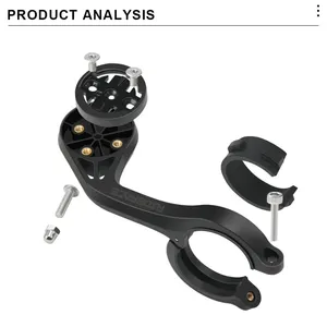 Soporte RIDERACE para Bicicleta de Montaña y Carretera, Compatible con <span class=keywords><strong>Garmin</strong></span> <span class=keywords><strong>Edge</strong></span> 200 <span class=keywords><strong>520</strong></span> 820 1000 810, Soporte para Ciclocomputador IGPSPORT, Accesorios de Ciclismo - Product Image 2