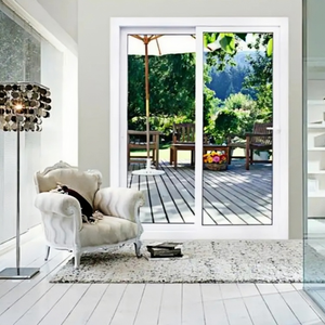 JYing 최신 테라스 플라스틱 사용자 정의 방음 발코니 주방 Upvc 슬라이딩 유리 문 - Product Image 3