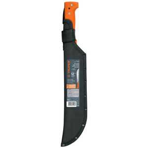 Truper T-460-12X Rambo Machete de 12' con mango naranja y funda, herramienta de corte y conformado - Product Image 1