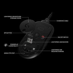 <span class=keywords><strong>Logitech</strong></span> G Pro Wireless 2,4 GHz Ratón óptico inalámbrico Ratones Gaming <span class=keywords><strong>Mouse</strong></span> Esports Grado de rendimiento Gaming <span class=keywords><strong>Mouse</strong></span> para Pc <span class=keywords><strong>Gamer</strong></span> - Product Image 5