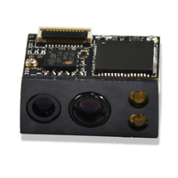 Mini module de scanner de codes-barres 2D intégré à montage fixe, port USB/RS232/TTL, haute vitesse 200 lectures/secondes, précision 5 mil, format A4