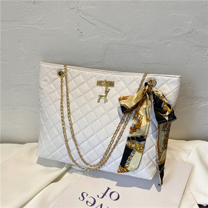 Túi công suất lớn, mới hợp thời trang và đơn giản chuỗi vai duy nhất của phụ nữ túi, kim cương lưới thêu chủ đề Crossbody Tote Túi - Product Image 2