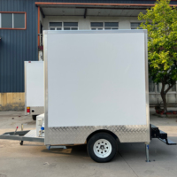 Remorque de salles de bains extérieures portables de luxe en Chine Design moderne pour l'utilisation de caravane de camping comme toilette mobile de style maison
