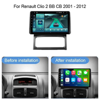 Autoradio Android 5G WiFi 6 2 Go + 32 Go avec navigation GPS pour Renault Clio 2 BB CB 2001 - 2012