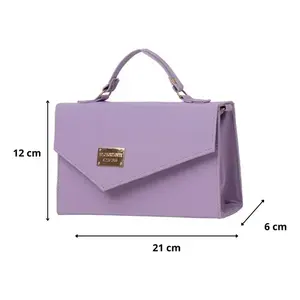 Bolso Bandolera Lila para Mujer Fana, con Cierre de Cremallera, Asa Única, Moderno, para Primavera, Verano, Invierno, Uso Diario - Product Image 3