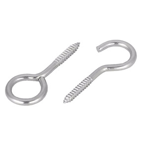 Iron Sheep's Eye Screw Hook Figure Eight Lamp Hook For Craft Diy Jewelry Making Standard Size Classic Style - Product Image 3