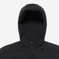 Manteau parka d'hiver personnalisé de haute qualité pour hommes veste longue épaissie en duvet avec fermeture à glissière tricotée imperméable en usine