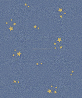 Papier peint pour chambre d'enfant de haute qualité, motif étoile texturé givré, papier peint pour enfants