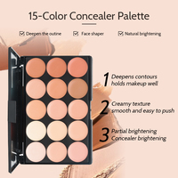 Longue durée 15 couleurs Contour Palette fond de teint crème Base maquillage cosmétique visage correcteur