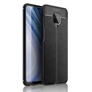 Fashion Leather Soft Silicone Litchi Leather TPU Phone Case For Xiaomi Redmi Note 9 s Phone Case Protect Cover