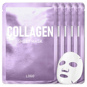 <span class=keywords><strong>Cosmetici</strong></span> per la cura della pelle bellezza profondo foglio di collagene <span class=keywords><strong>Bio</strong></span> maschera di acido ialuronico pelle del viso durante la notte foglio per la cura della pelle - Product Image 1