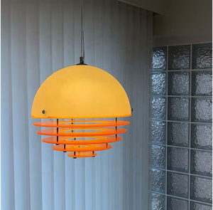 Nuovo Design moderno <span class=keywords><strong>lampadario</strong></span> <span class=keywords><strong>arancione</strong></span> per camera Dinging Cafe Bar decorazione Vintage luce a sospensione - Product Image 1