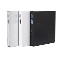 Unidad de DVD/CD RW Externa Delgada y Ligera, Conexión USB, No Requiere Controladores, para Computadora Portátil, de Escritorio y Todo en Uno