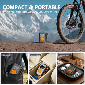 Pompa Ban Digital Pintar Tanpa Kabel dengan Layar, Monitor Tekanan Ban, Pemadat Otomatis, Pengisian Cepat, Kompresor Ban Portabel - Product Image 3